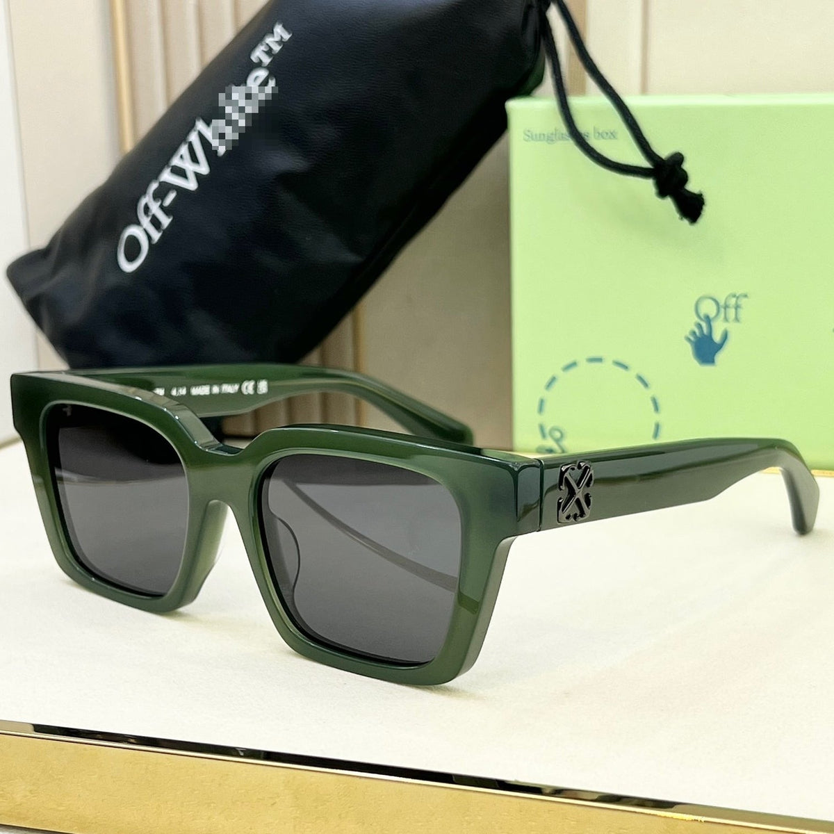OFF-Whlte Arrow logo sunglasses#111