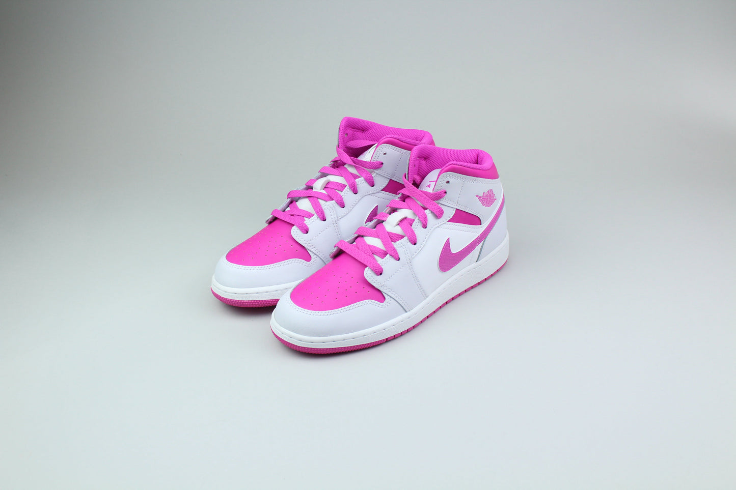 Air Jordan 1 Mid 'Fire Pink' (GS) - Fire Pink - image 6