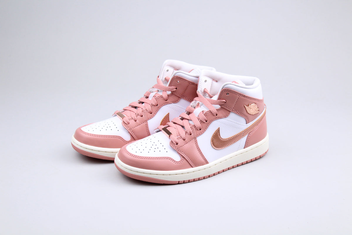 Air Jordan 1 Mid 'Red Stardust' - Red Stardust - image 6