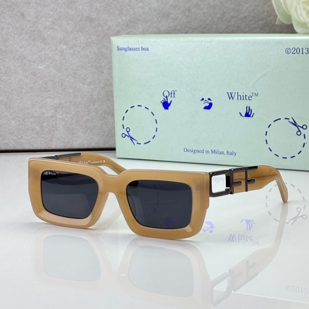 OFF-Whlte Arrow logo sunglasses #027