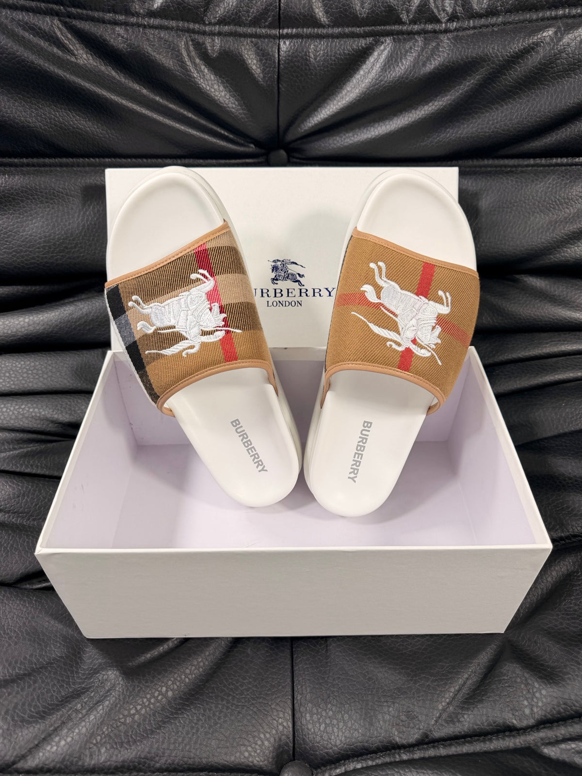 Burberry Vintage Check Slides#15