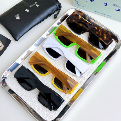 OFF-Whlte Arrow logo sunglasses#056
