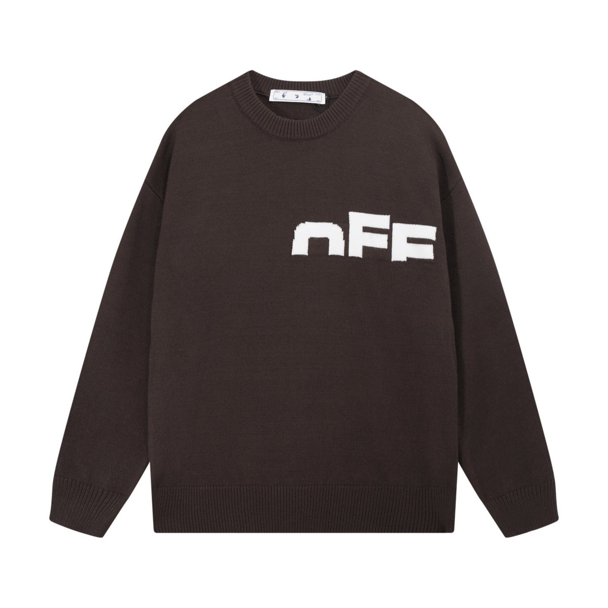 OFF-Whlte Intarsia Knit Sweater#6