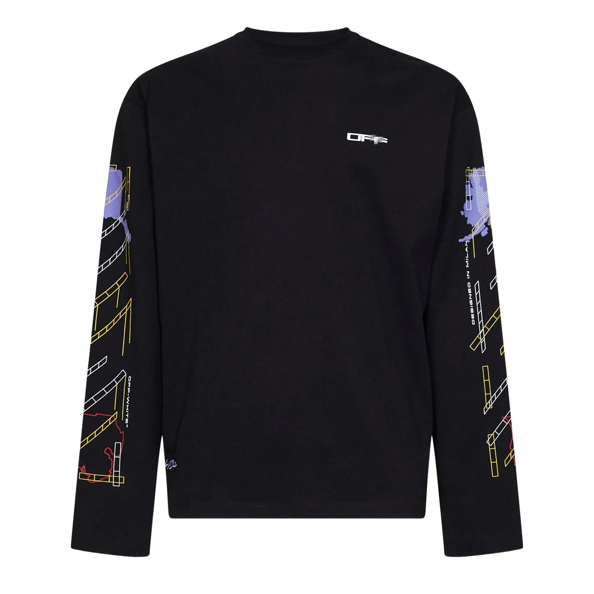 OFF-Whlte Arrow logo sports sweatshirt #1014