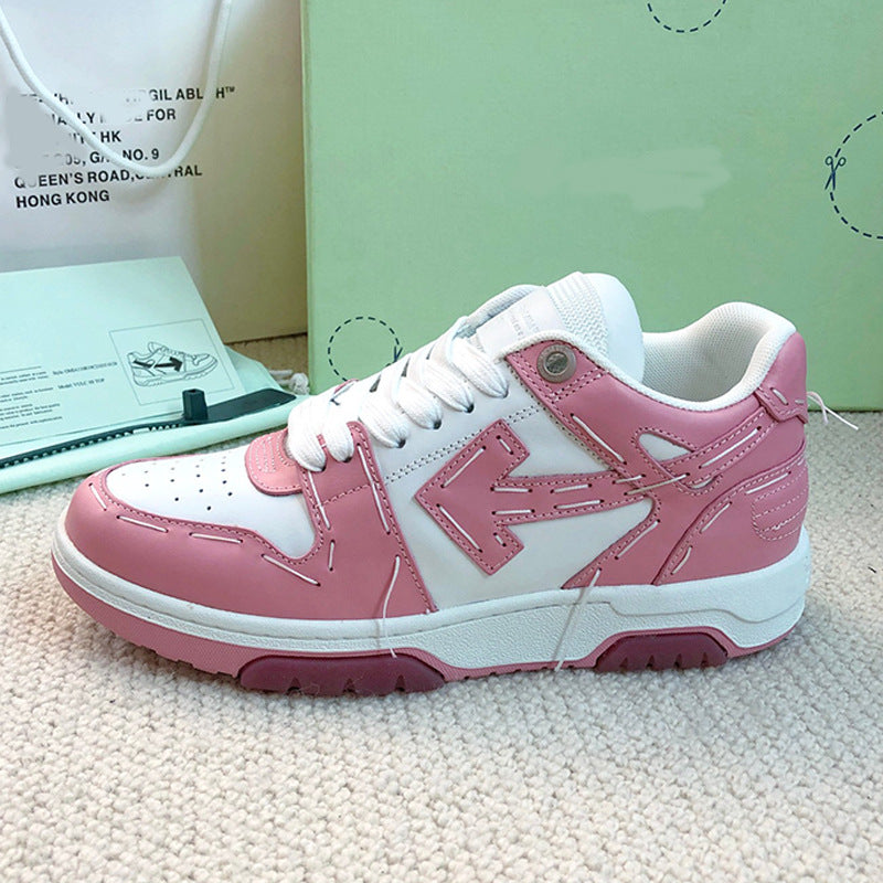 OFF-Whlte Arrow logo leather Sports shoes#18