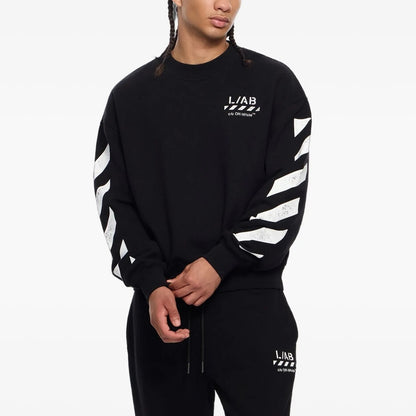 OFF-Whlte Arrow logo sports sweatshirt #1013
