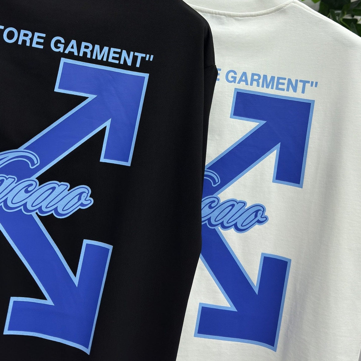 OFF-Whlte Arrow Logo Cotton T-shirt#27