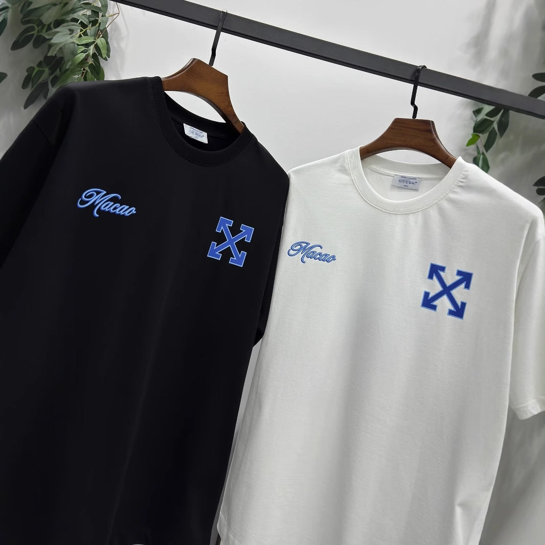OFF-Whlte Arrow Logo Cotton T-shirt#27