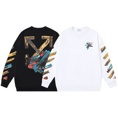OFF-Whlte Arrow logo sports sweatshirt#88