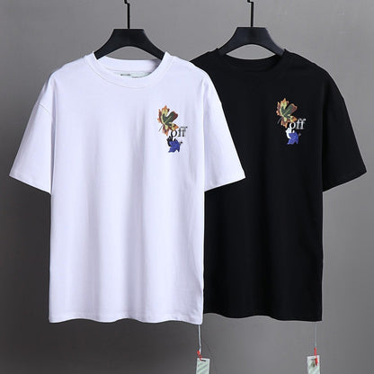 OFF-Whlte Arrow logo print T-shirt#82