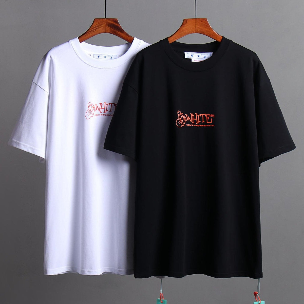 OFF-Whlte Arrow logo print T-shirt#71