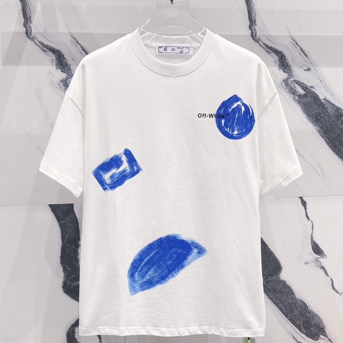 OFF-Whlte Arrow Logo Cotton T-shirt#32