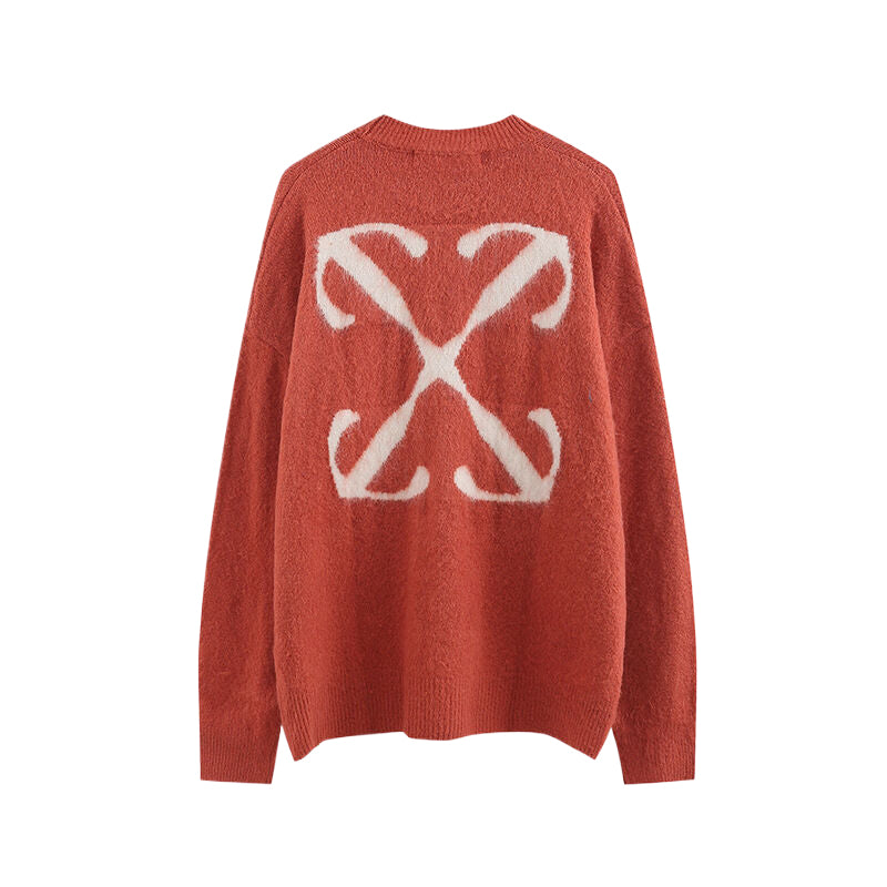 OFF-Whlte Intarsia Knit Sweater#7
