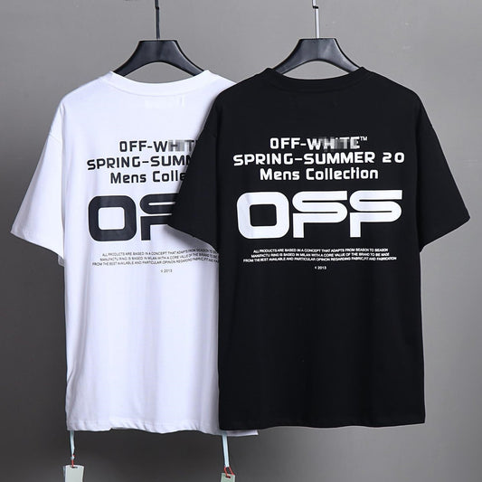 OFF-Whlte Arrow logo print T-shirt#79