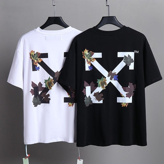 OFF-Whlte Arrow logo print T-shirt#82