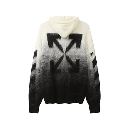 OFF-Whlte Intarsia Knit Sweater#12