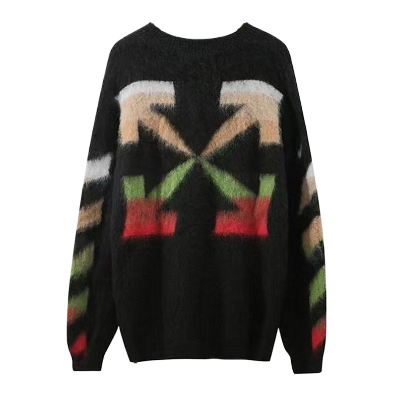OFF-Whlte Intarsia Knit Sweater#16