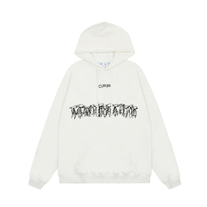 OFF-Whlte Arrow logo sports sweatshirt#16