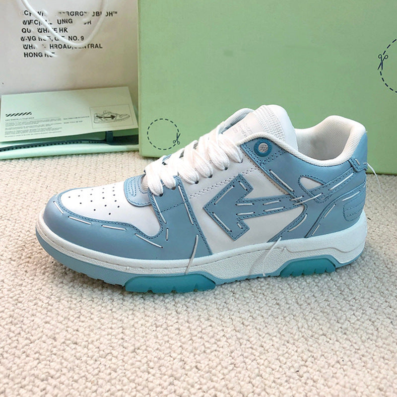 OFF-Whlte Arrow logo leather Sports shoes#18