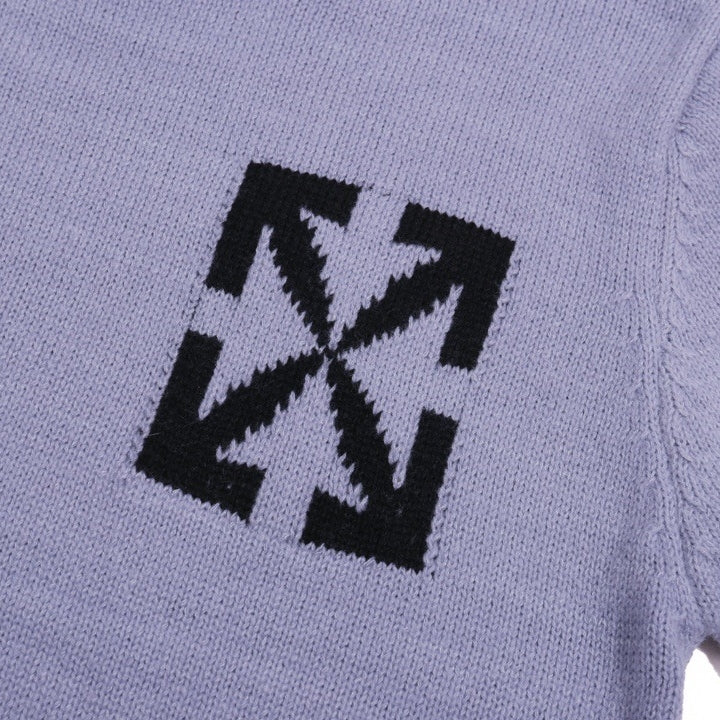 OFF-Whlte Intarsia Knit Sweater#4
