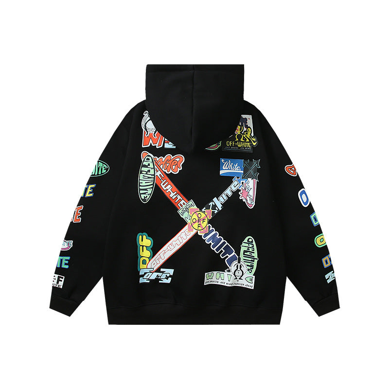 OFF-Whlte Arrow logo sports sweatshirt#37