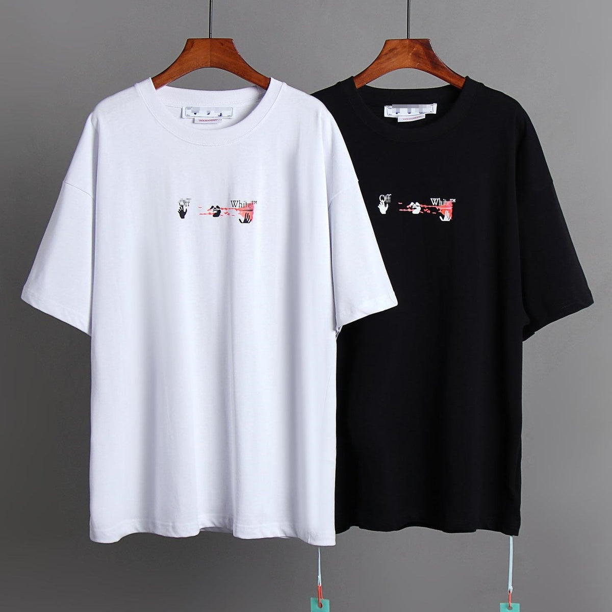 OFF-Whlte Arrow logo print T-shirt#75