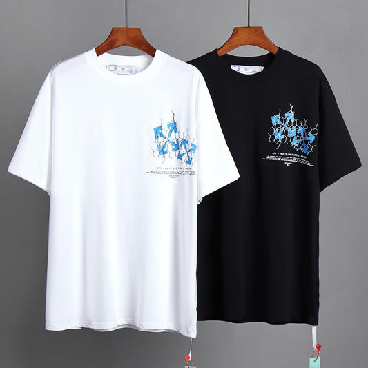 OFF-Whlte Arrow logo print T-shirt#77