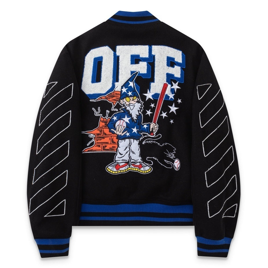 OFF-Whlte Baseball Jacket #35