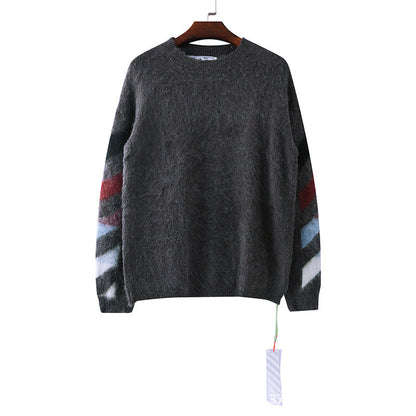 OFF-Whlte Intarsia Knit Sweater#15