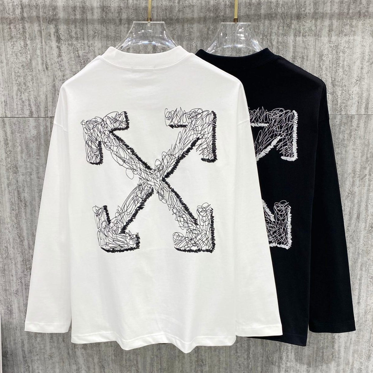OFF-Whlte Unisex Long-sleeved T-shirt #014