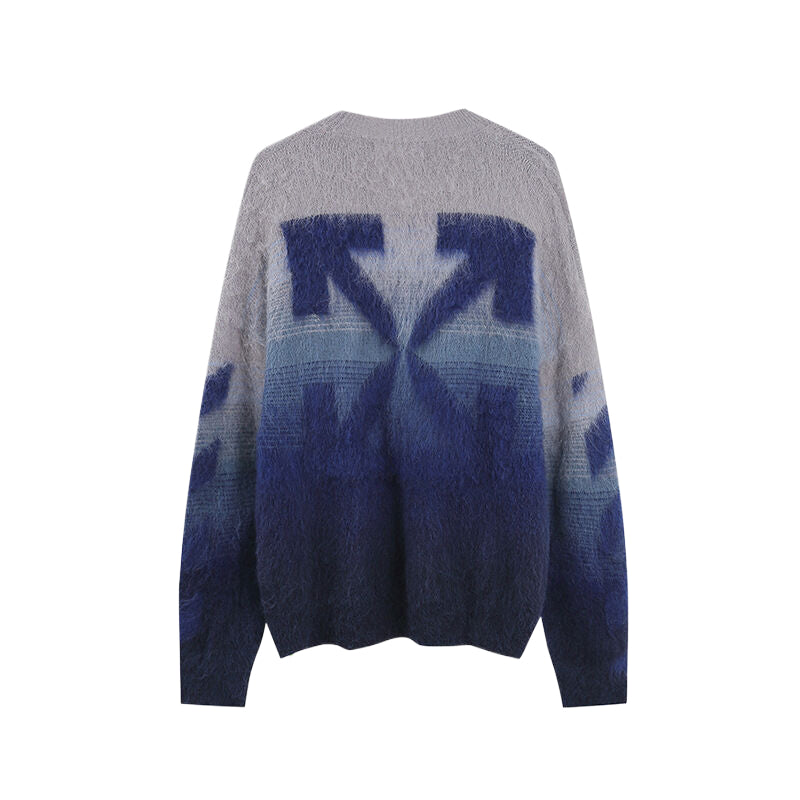 OFF-Whlte Intarsia Knit Sweater#3