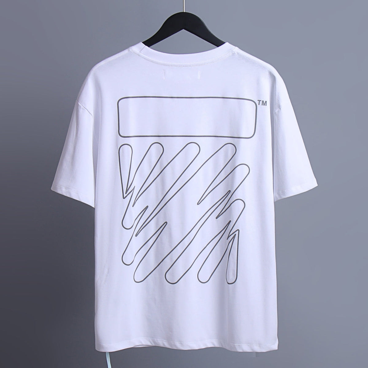 OFF-Whlte Arrow logo print T-shirt#78