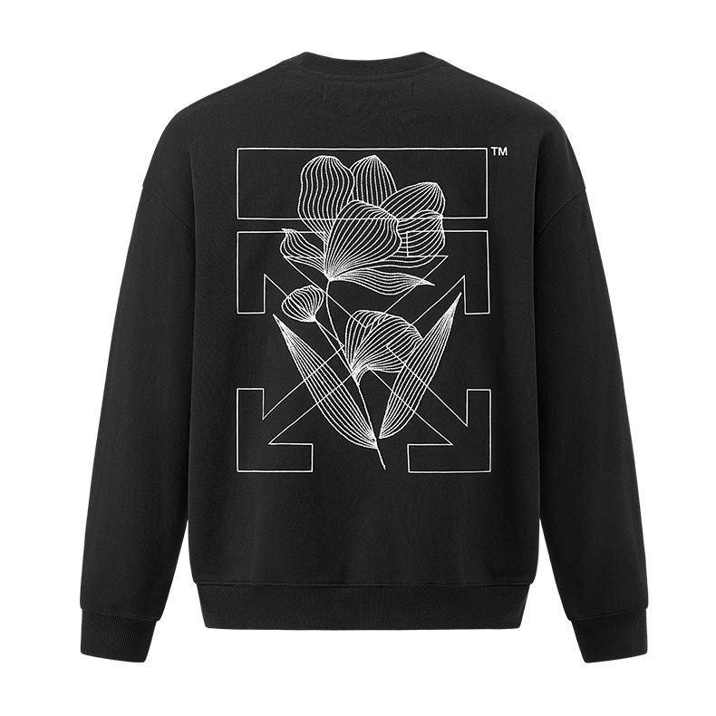 OFF-Whlte Arrow logo sports sweatshirt #1010