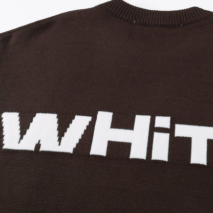 OFF-Whlte Intarsia Knit Sweater#6