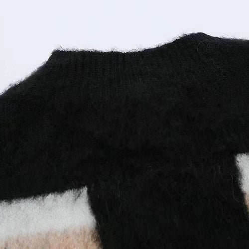 OFF-Whlte Intarsia Knit Sweater#16