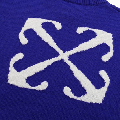 OFF-Whlte Intarsia Knit Sweater#5