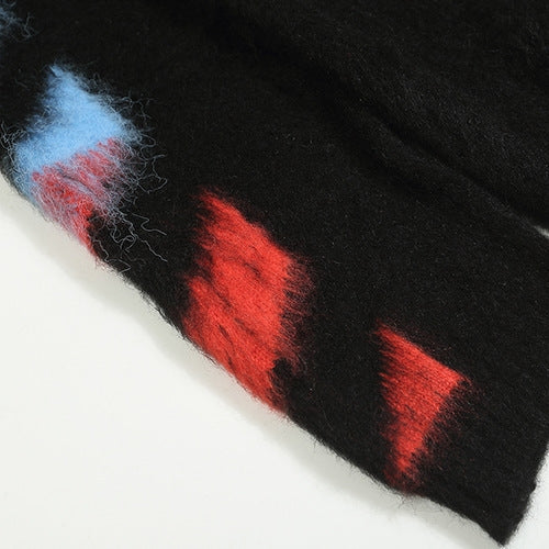 OFF-Whlte Intarsia Knit Sweater#17