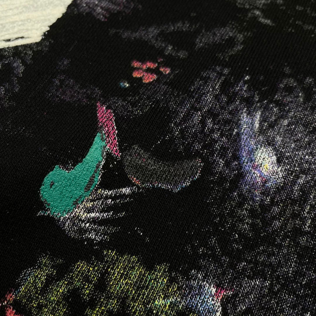 OFF-Whlte Starry sky inkjet shorts#9