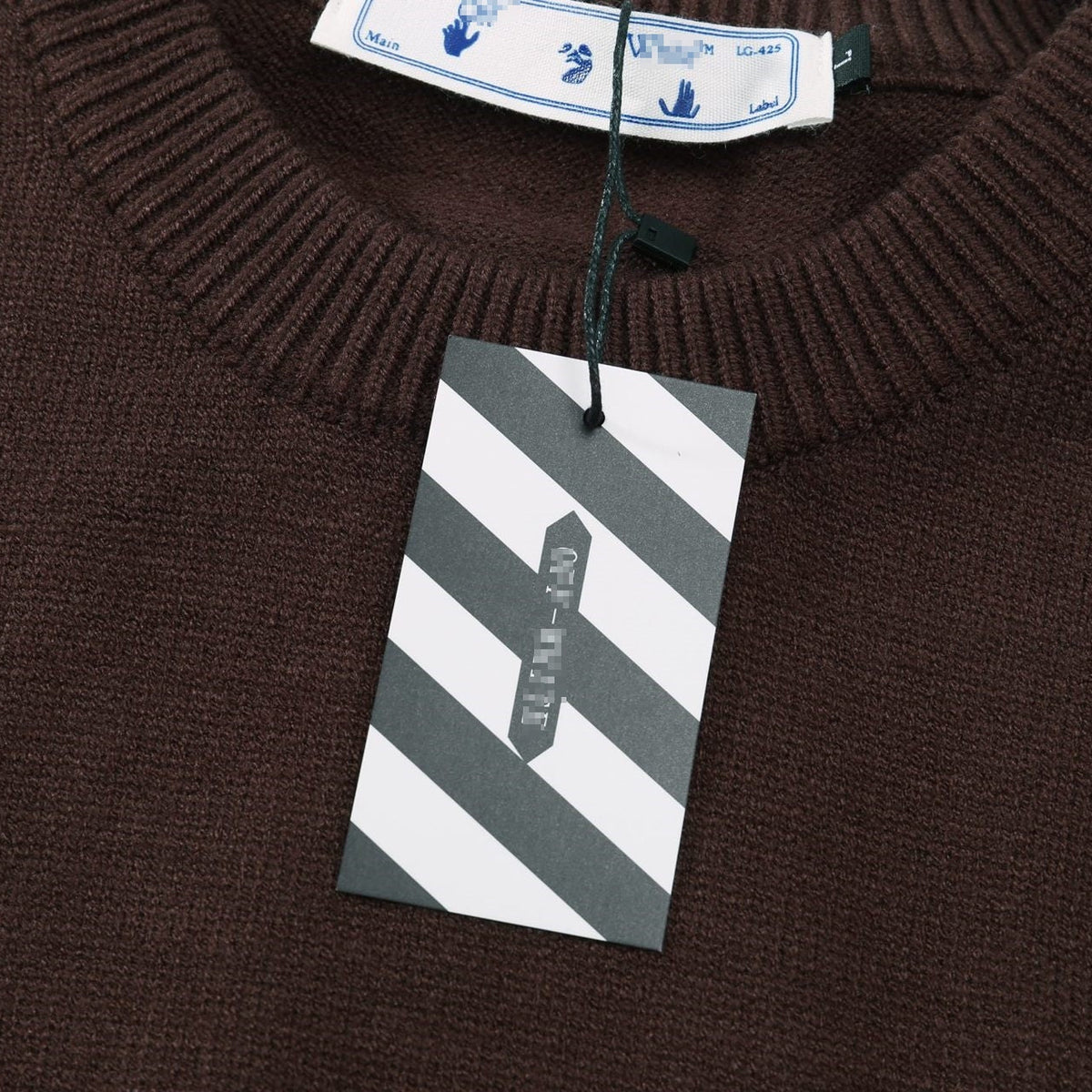 OFF-Whlte Intarsia Knit Sweater#6
