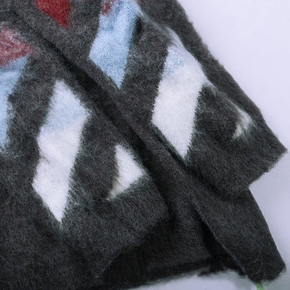 OFF-Whlte Intarsia Knit Sweater#15