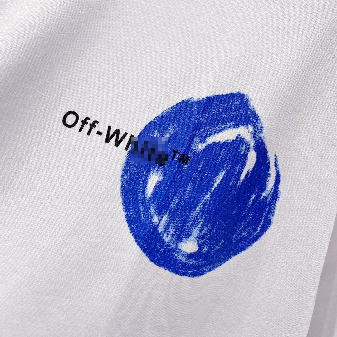 OFF-Whlte Arrow Logo Cotton T-shirt#32