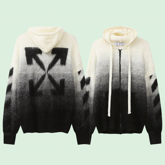 OFF-Whlte Intarsia Knit Sweater#12