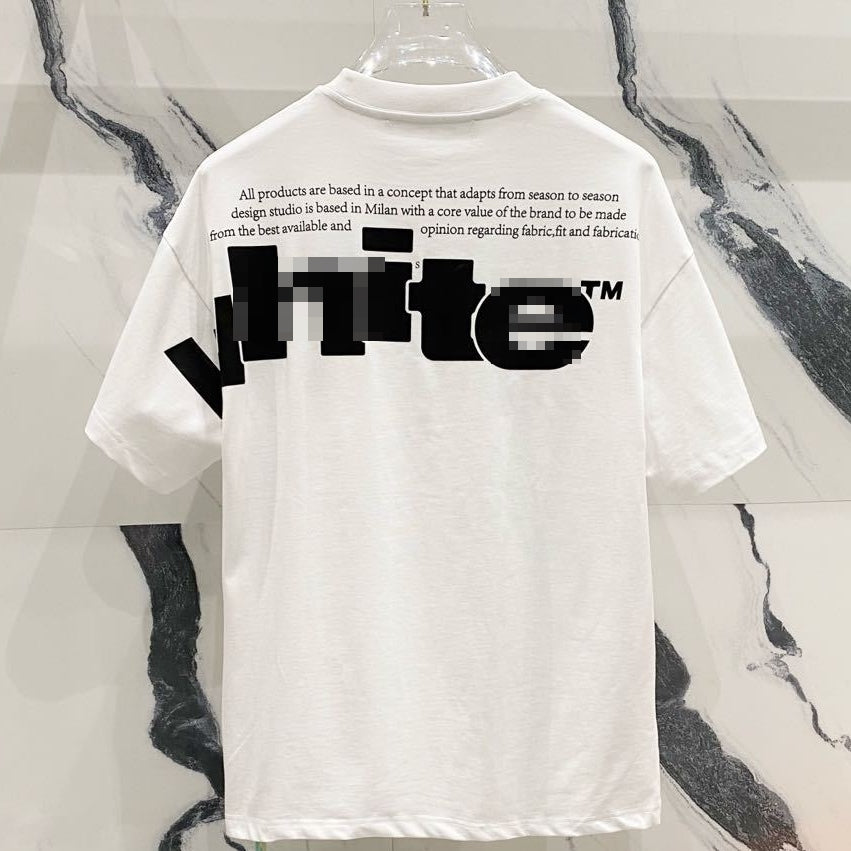 OFF-Whlte Arrow Logo Cotton T-shirt-1022