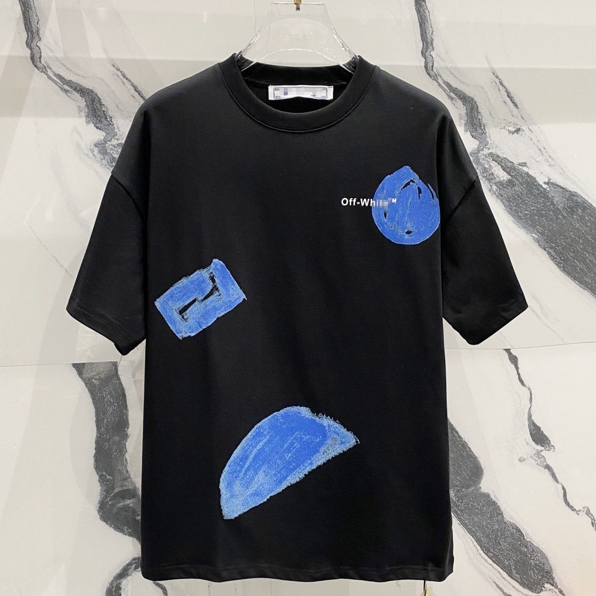 OFF-Whlte Arrow Logo Cotton T-shirt#32