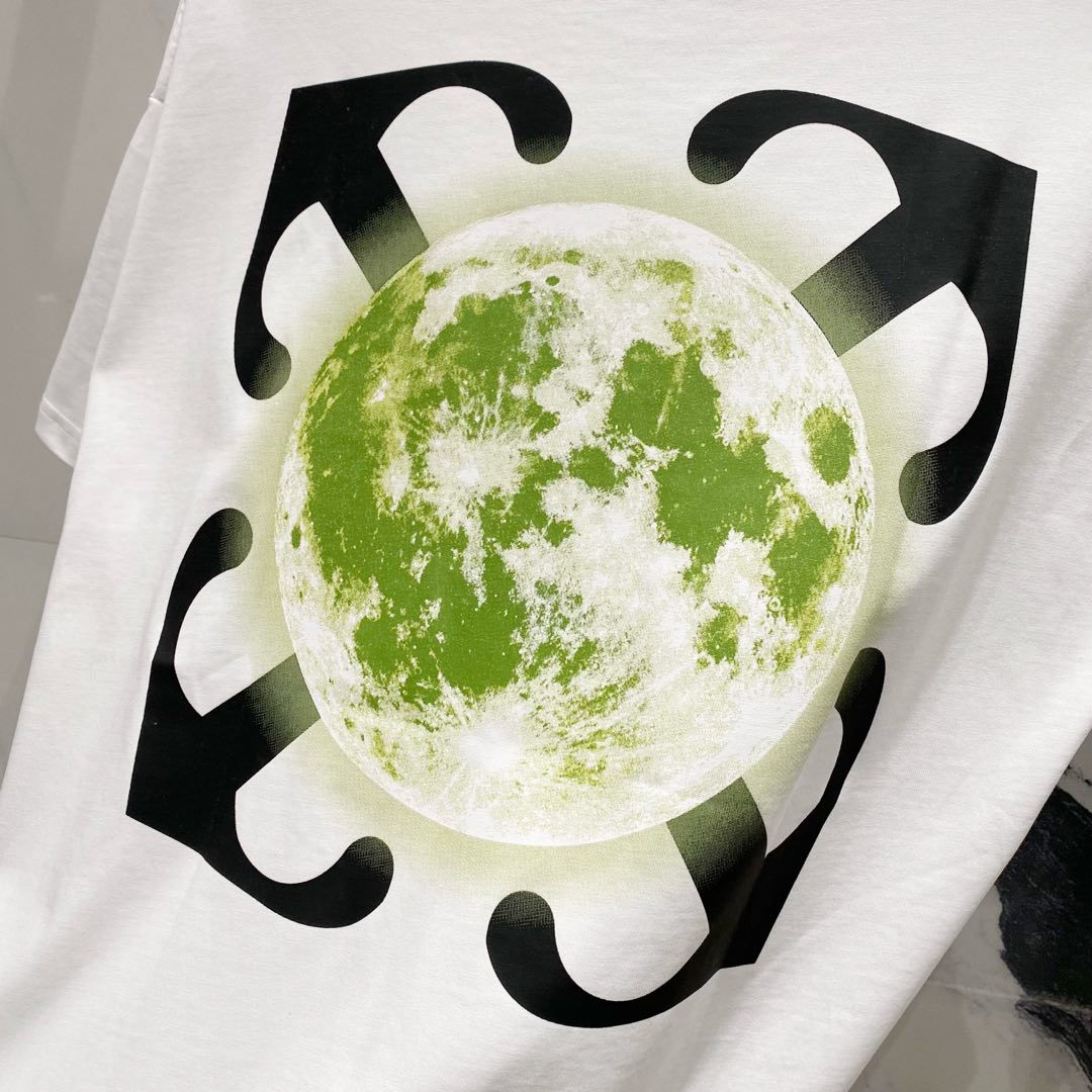OFF-Whlte Arrow Logo Cotton T-shirt#40