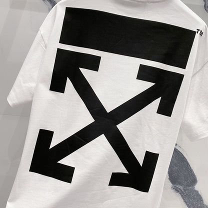 OFF-Whlte Arrow Logo Cotton T-shirt#34