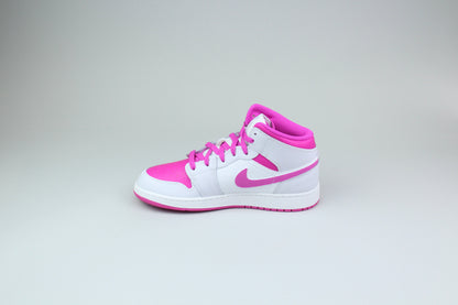 Air Jordan 1 Mid 'Fire Pink' (GS) - Fire Pink - image 4