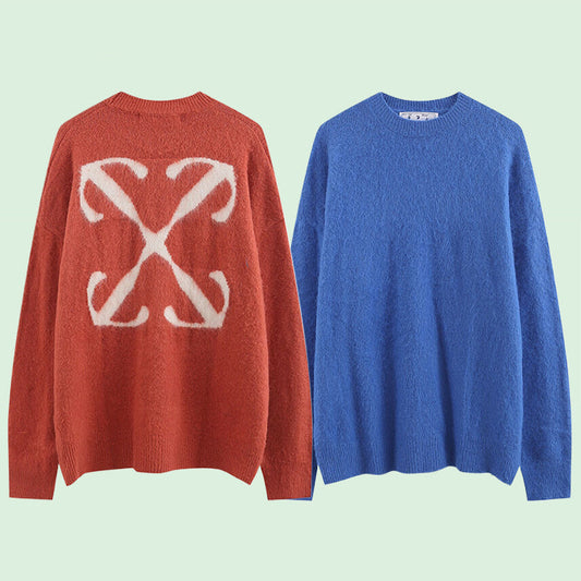OFF-Whlte Intarsia Knit Sweater#7