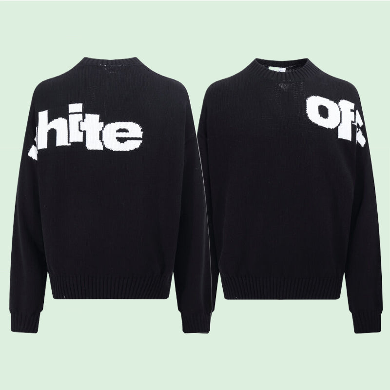 OFF-Whlte Intarsia Knit Sweater#8