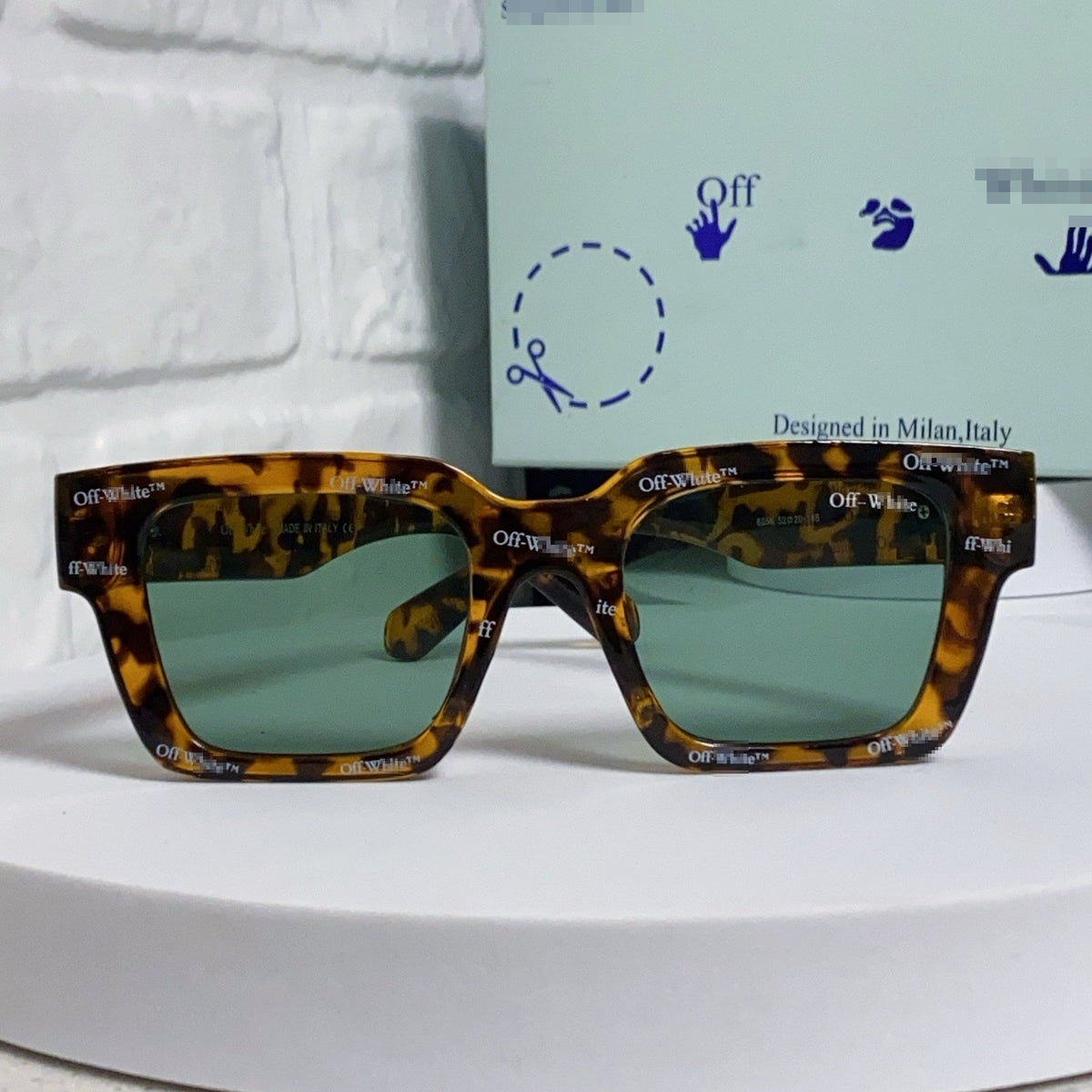 OFF-Whlte Arrow logo sunglasses#003